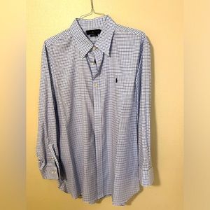 Polo by Ralph Lauren button down dress shirt size 18 34/35